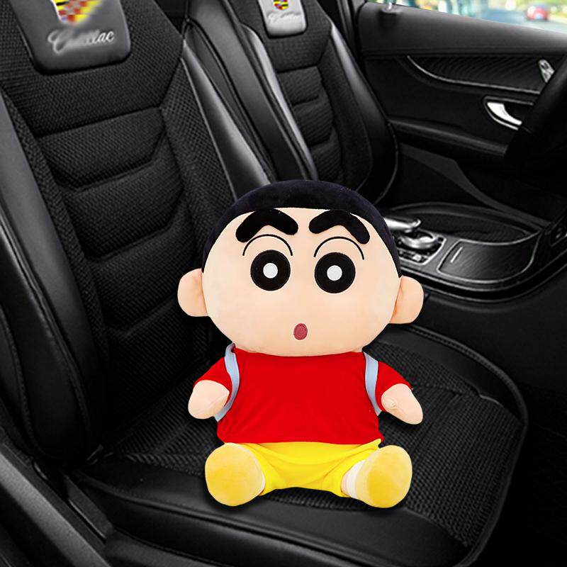 可爱卡通小新汽车抱枕车载装饰品摆件汽车竹炭包去异味除甲醛碳包