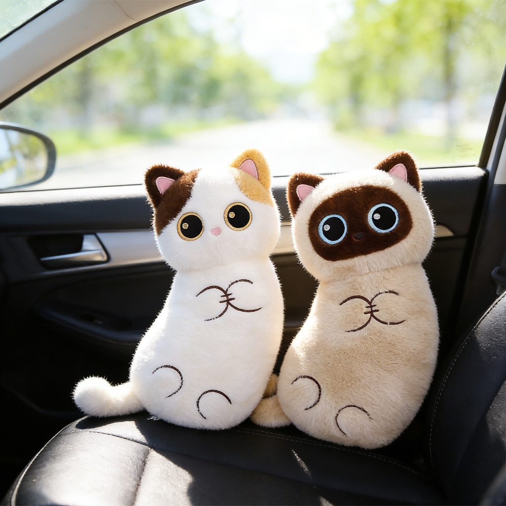 可爱卡通猫咪玩偶车用活性炭包公仔竹炭包碳包汽车去甲醛祛除异味