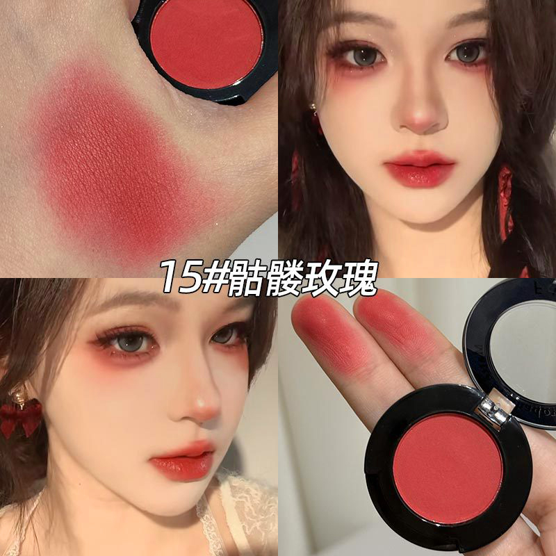 红色眼影盘单色哑光舞台妆彩妆专用戏曲京剧腮红正红色大红色cos