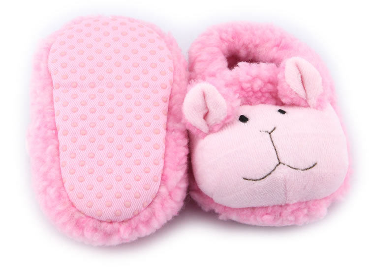 Pantoufles enfants en suède pour printemps - semelle coton - Ref 1035451 Image 5