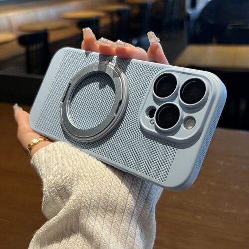 散热磁吸支架适用苹果手机壳