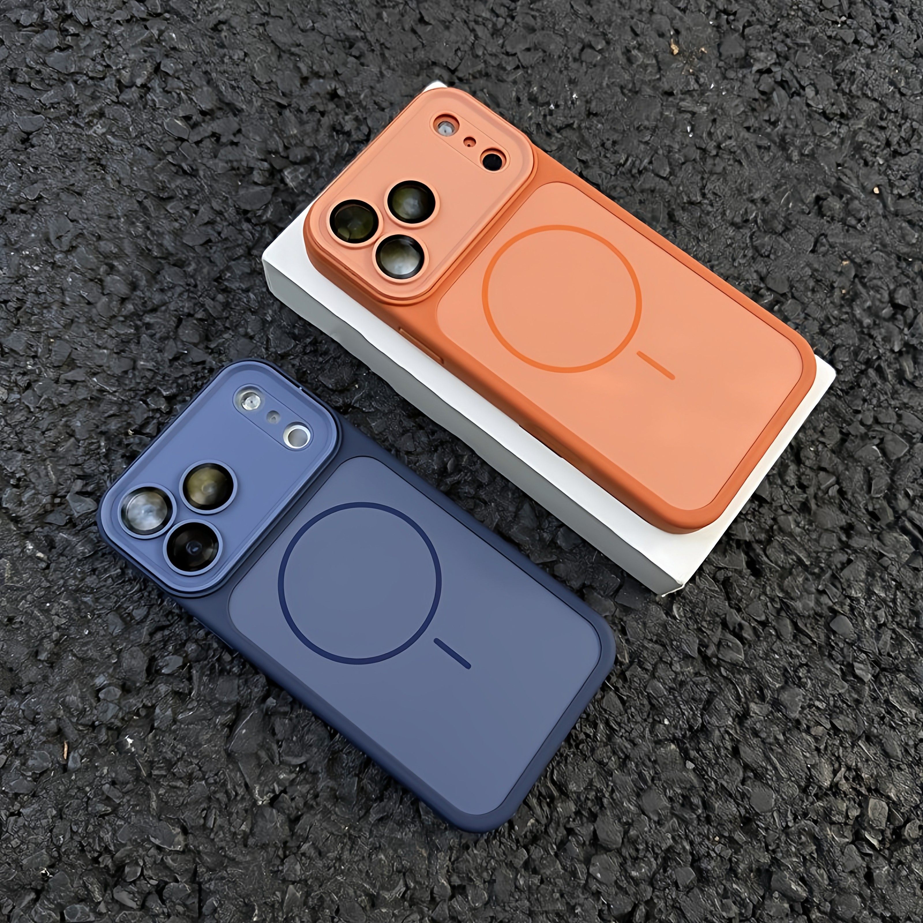 秒变17大视窗镜头膜适用苹果16Pro肤感磁吸手机壳iphone17promax全包防摔15/14PM双色二合一13男女磨砂保护套