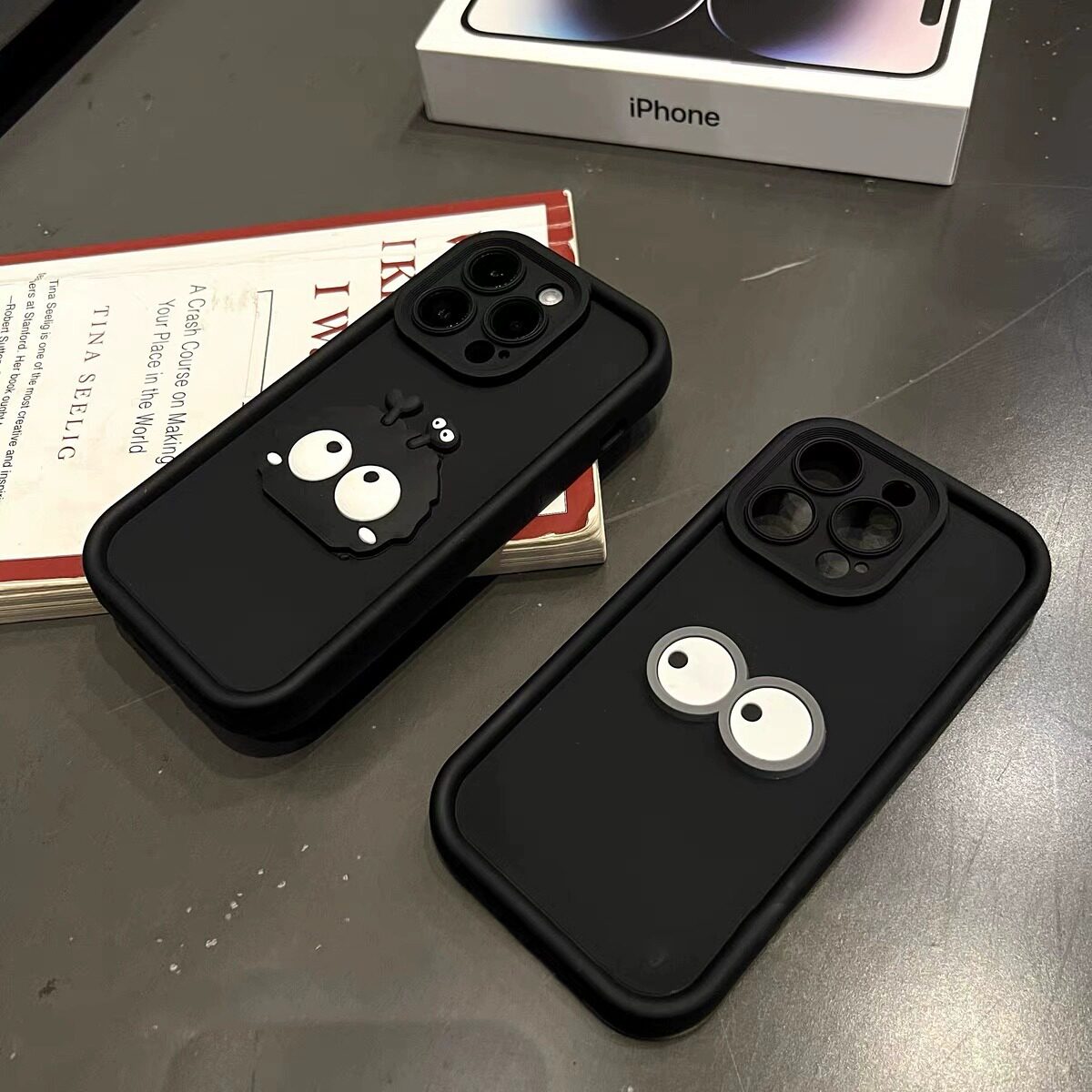 适用于苹果14promax手机壳新女款iPhone15/13磨砂肤感11/12pro防摔xs/xr可爱煤球大眼睛8/7plus保护套se2硅胶高性价比高么？