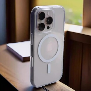 磁吸【16相机按键】适用苹果16promax手机壳15透明14Pro/13磁吸无线充电plus新款13简约12高级16保护套壳男女
