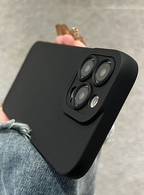 适用苹果15promax石墨黑手机壳