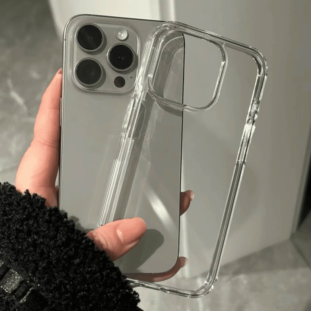 适用苹果15手机壳iPhone16promax透明14Pro Max硅胶15plus新款13pm软壳全包镜头保护套男士女生超薄防摔软胶