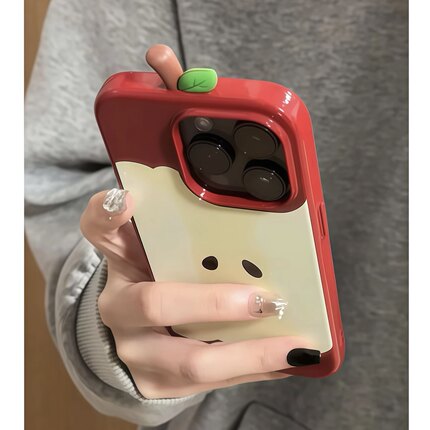 韩风个性苹果核适用iPhone16/15promax苹果14/13手机壳12软11女款全包防摔保护套男女xr网红软硅胶12pro新款