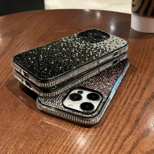 高级感超闪立体镶钻手机壳