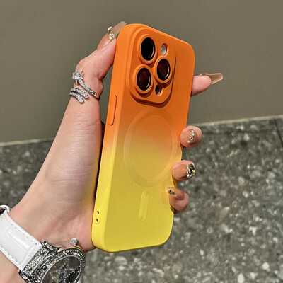 渐变液态磁吸双色磨砂壳