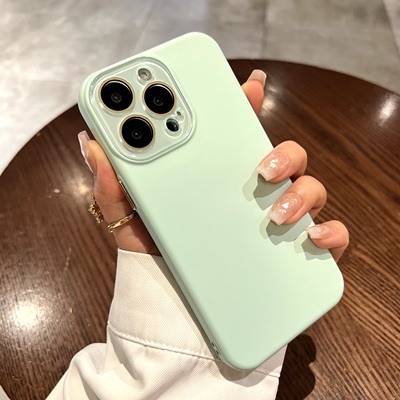 液态硅胶全包带镜头膜手机壳