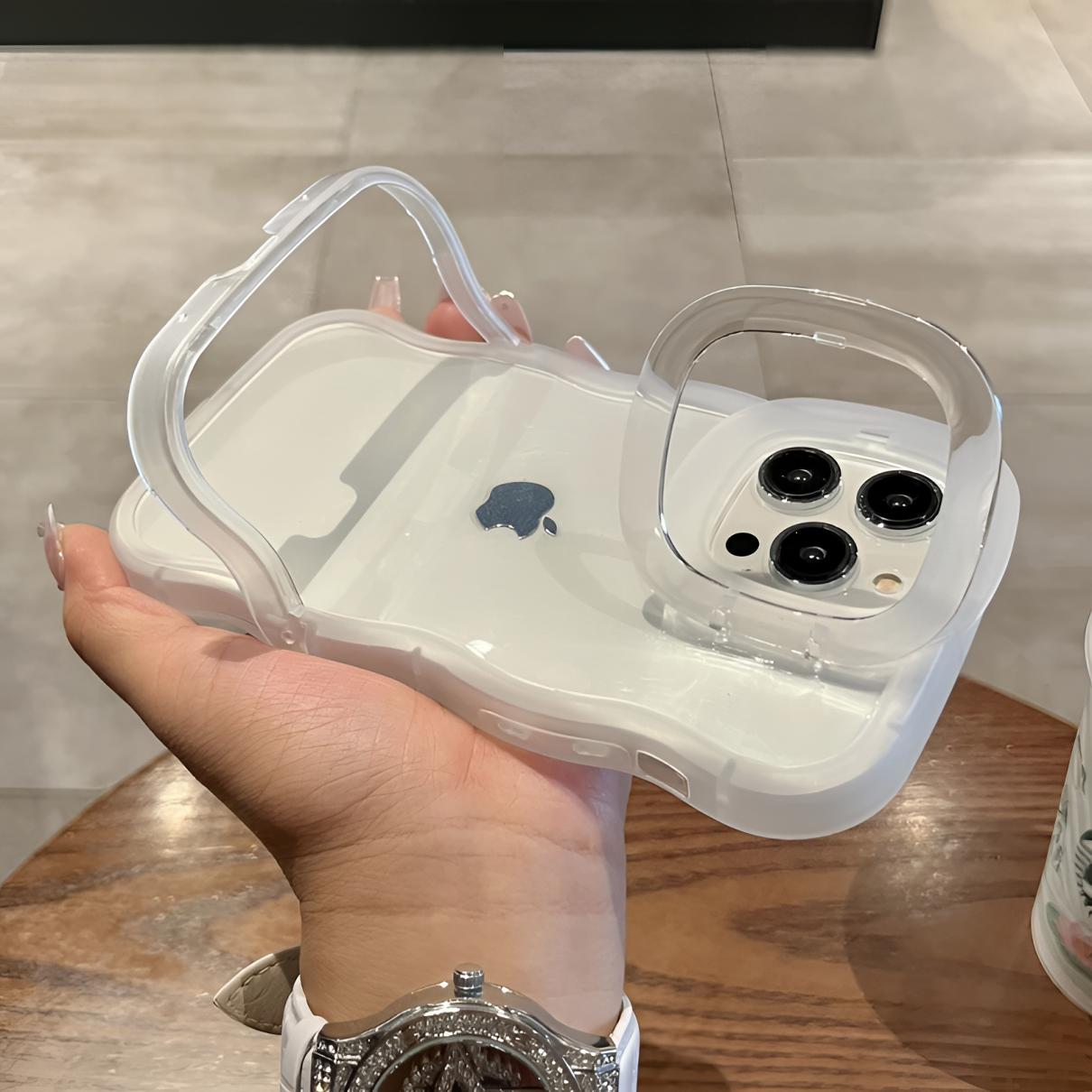 适用带支架手机壳苹果13新款iphone15promax一体14pro小众高级感11隐形max硅胶14/15plus女款12的15套15pro