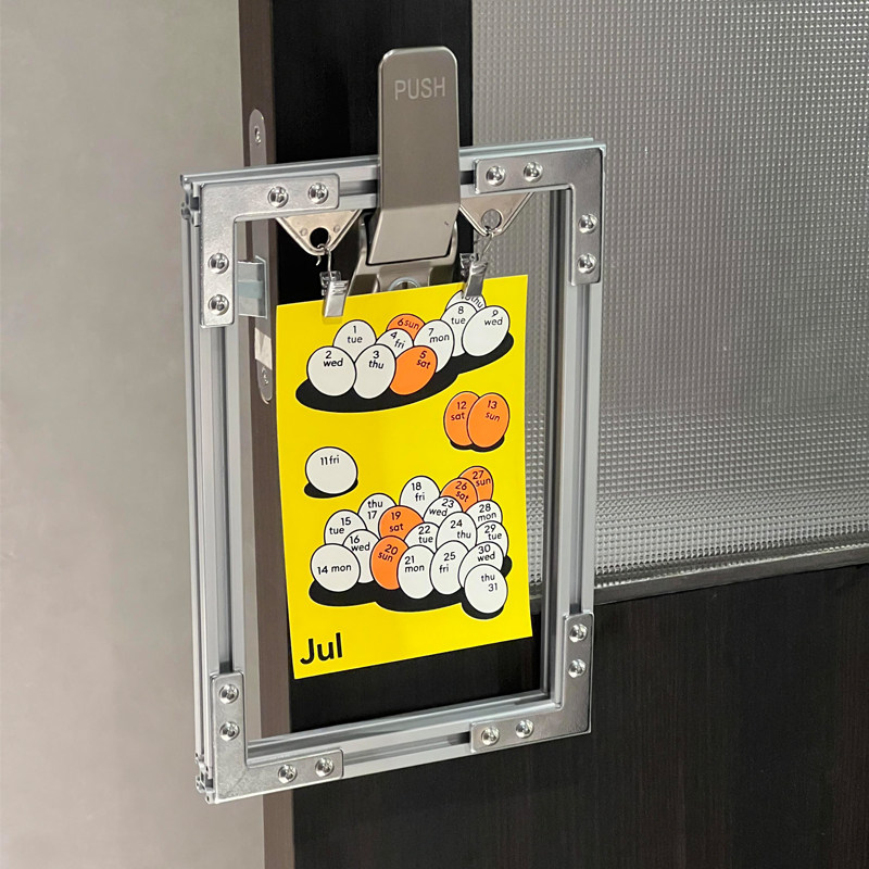 创意个性铝框照片架简约现代铝型材照片墙挂件客厅餐厅装饰品摆件