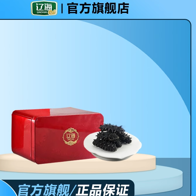 辽海淡干大连深海海参干货50g包邮淡干海参海鲜礼盒辽参刺参6-7