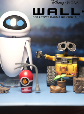 瓦力伊娃手办WALL-E机器人瓦利机器人总动员玩具可动手办模型礼物