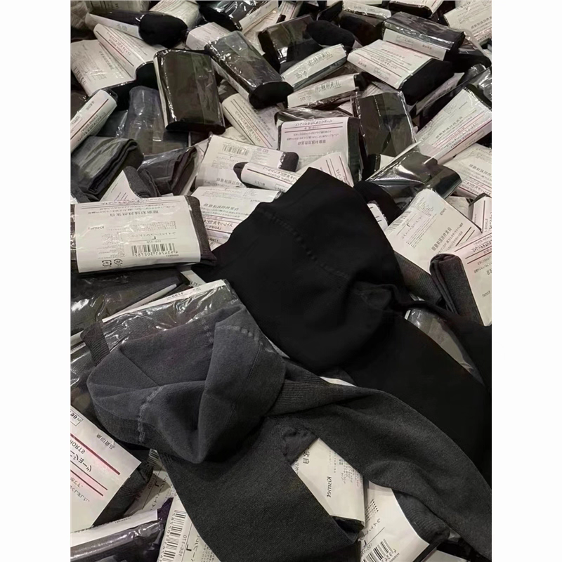 大码新款竖条纹打底裤秋冬款收腹提臀打底裤外穿保暖连裤袜打底裤