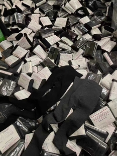 秋冬现货自发热高腰收腹婴儿绒磨毛韩流小竖条微压显瘦连袜打底裤