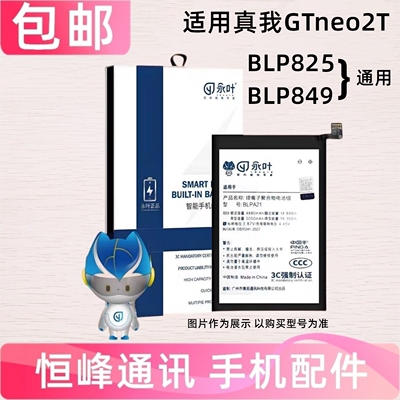 适用realme真我GTneo2T电池 RMX3357内置手机电板BLP849