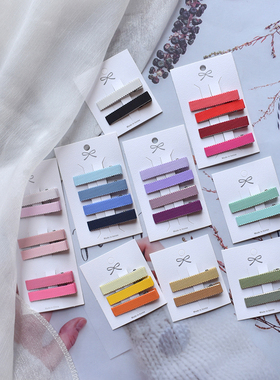 5cm日本螺纹非全包夹不锈钢鸭嘴夹手工diy儿童发夹基础底夹材料