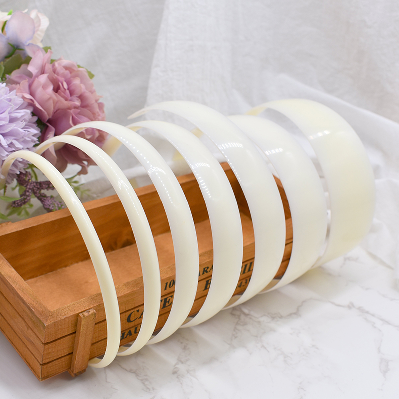 韩国进口米白色耐用发箍儿童diy