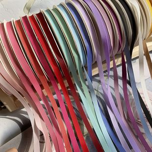 晓巧布 丝带 日本进口9mm螺纹帽带手工diy蝴蝶结发夹饰品礼品包装