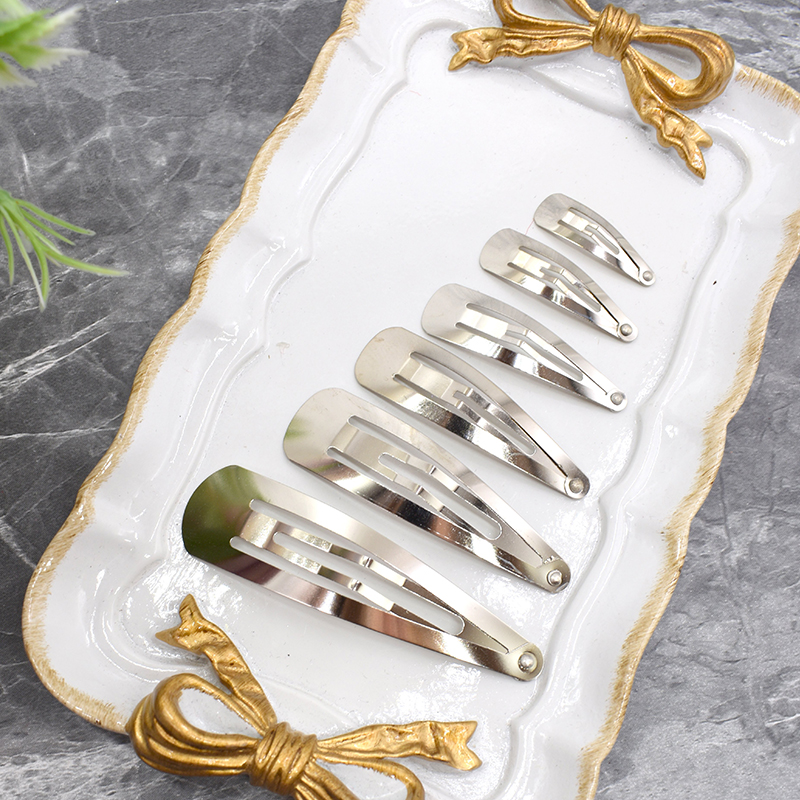 韩国进口KC儿童成人用水滴形BB夹不锈钢碎发夹刘海夹手工diy材料