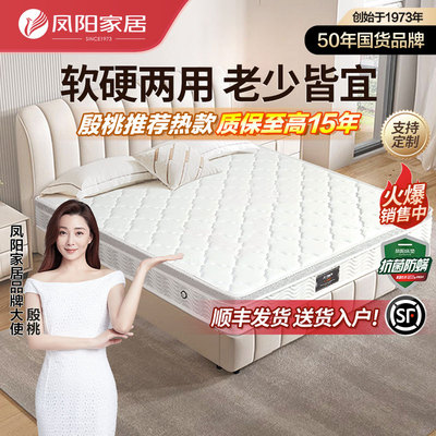 凤阳床垫家用儿童护脊环保椰棕床垫席梦思弹簧床垫双人床软硬两用