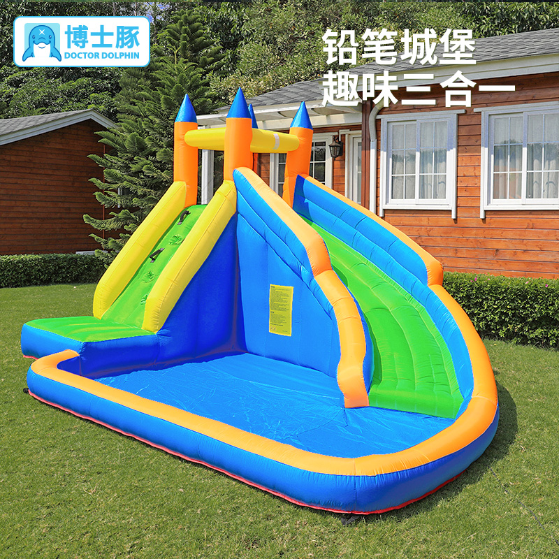 博士豚充气城堡牛津布蹦蹦床锻炼