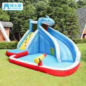 博士豚鲨鱼充气城堡家用室内户外宝宝儿童蹦蹦床跳床幼儿园淘气