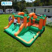 博士豚充气城堡家用室内外儿童小孩蹦蹦床家庭充气堡滑梯跳床玩具