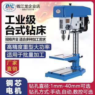 钱江龙台钻工业级高精度台式 4120 钻床钻孔380V大功率Z516A