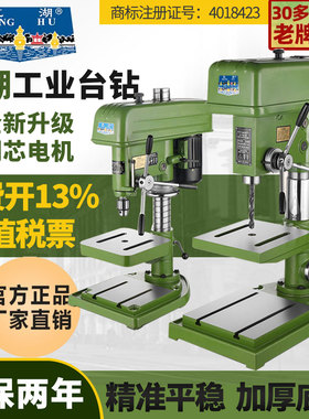 杭湖工业级台钻重型高精度钻床Z512B Z516A-2 Z4120 25 32B钻孔机