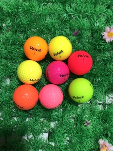 高尔夫球三层四层韩国彩球volvik磨砂saintnine下场正品比赛二手