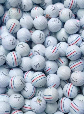 正品callawayGOLF卡拉威高尔夫CHROME SOFT 三轨瞄准比赛二手球