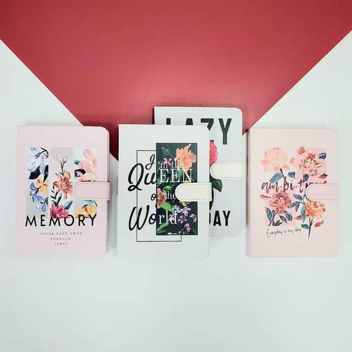 磁扣横线内页a5包邮花卉