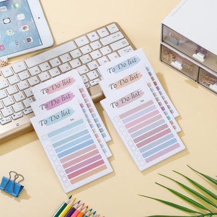 简约todo list便利贴便签本可撕随身携带清单双胶纸计划手账N次贴