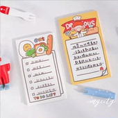 卡通女孩可爱便签本小本子可撕便签纸学生计划留言记事备忘便条本