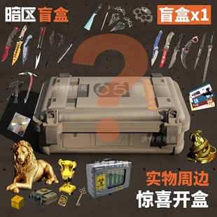 暗区突围周边盲盒礼物干员盒子cos道具手办装 备游戏舔包玩具