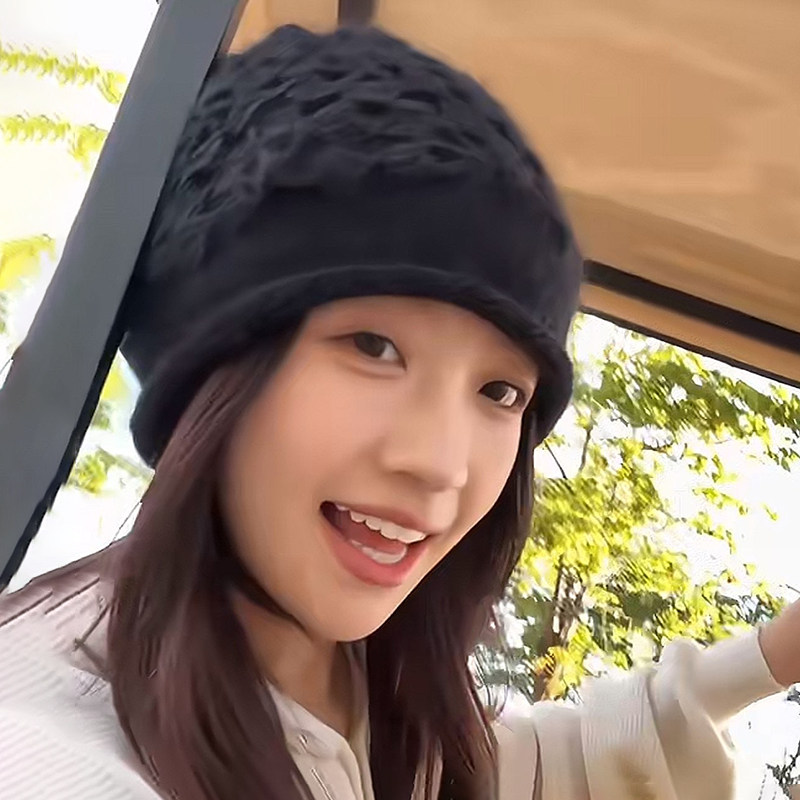 灵允针织帽出游休闲女秋厂家直销