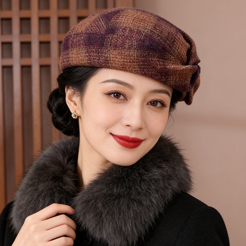 灵允贝雷帽出游休闲女冬厂家直销