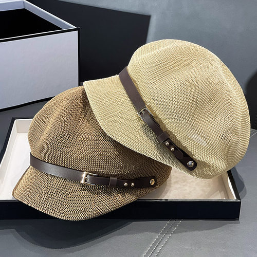 八角帽女春夏厂家直销百搭显脸小