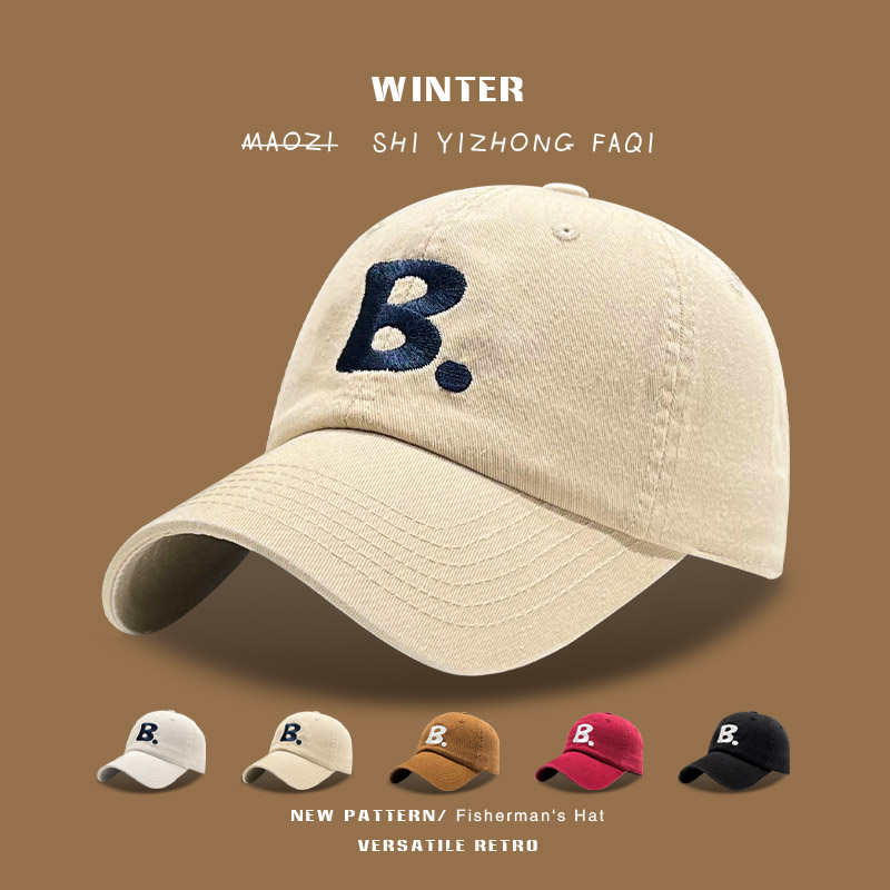 鸭舌帽休闲韩版百搭男女春秋舒适