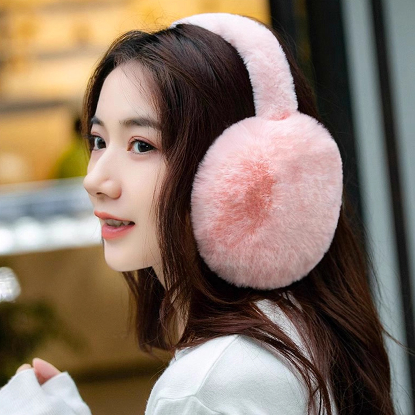 韩系可折叠耳套女款保暖仿兔毛防寒护耳耳罩可爱纯色简约户外骑行,服饰配件/皮带/帽子/围巾,耳套,淘宝优惠券,粉丝福利购,淘宝优惠卷