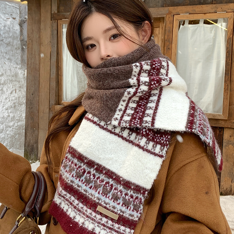 灵允围巾出游休闲女冬季厂家直销