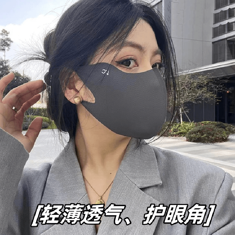 休闲夏季女遮阳防晒面罩厂家直销