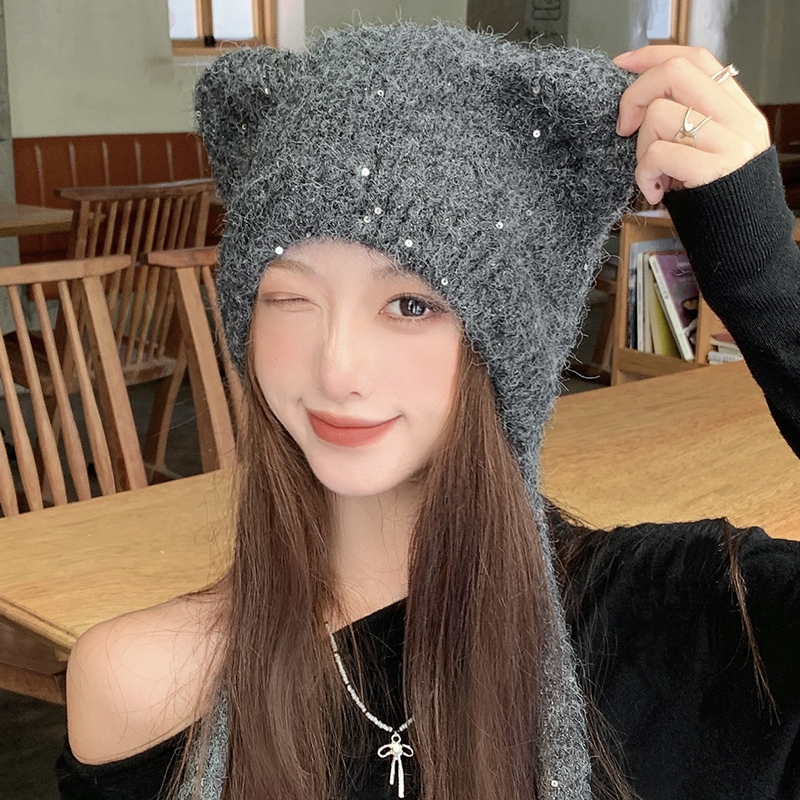 灵允针织帽出游可爱女冬厂家直销