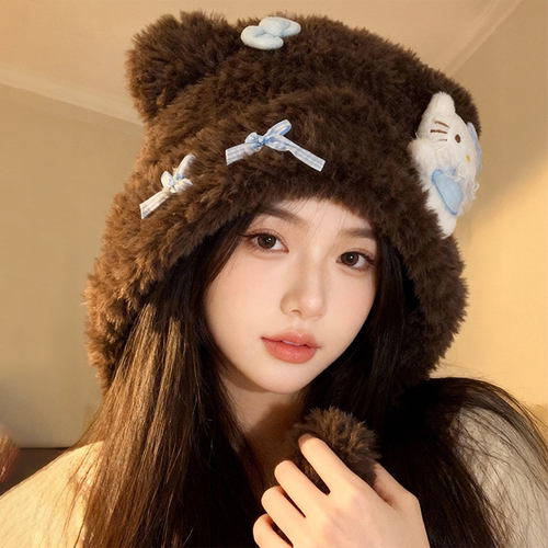 灵允套头帽出游可爱女冬厂家直销