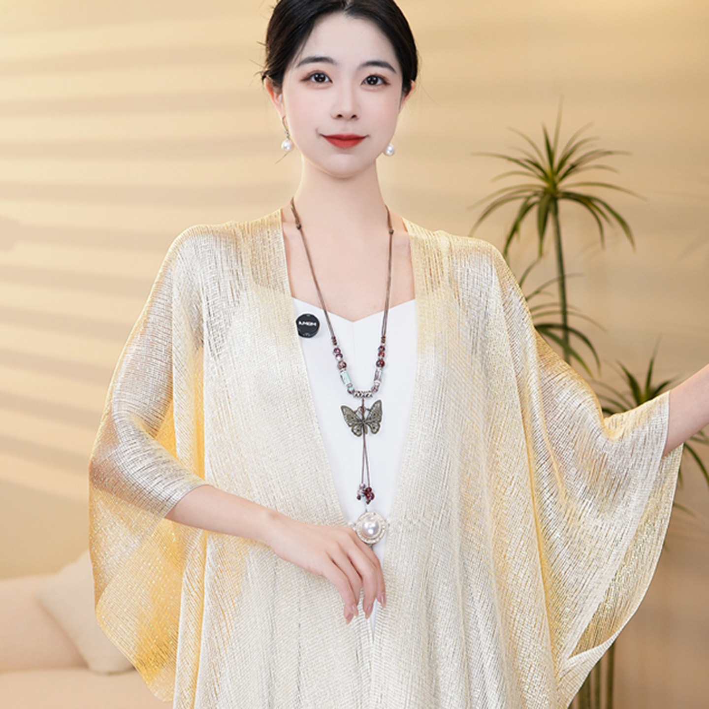 国风丝巾披肩女春夏季新款薄款透气舒适防晒外搭斗篷时尚百搭披风