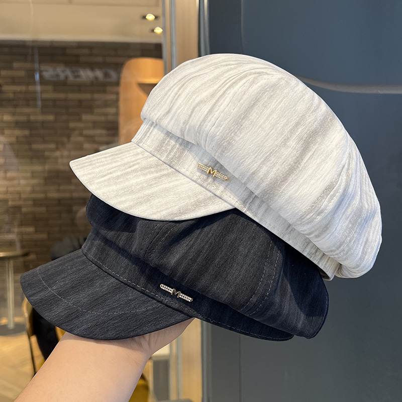 灵允英伦风百搭八角帽女网红同款