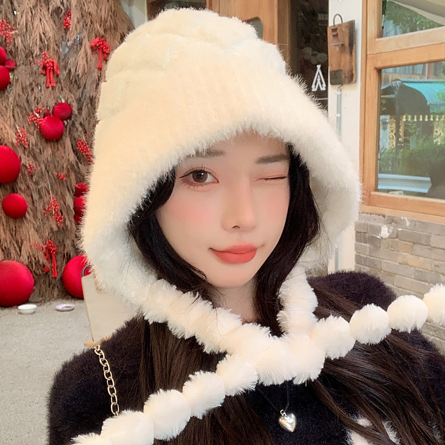 灵允针织帽出游休闲女冬厂家直销