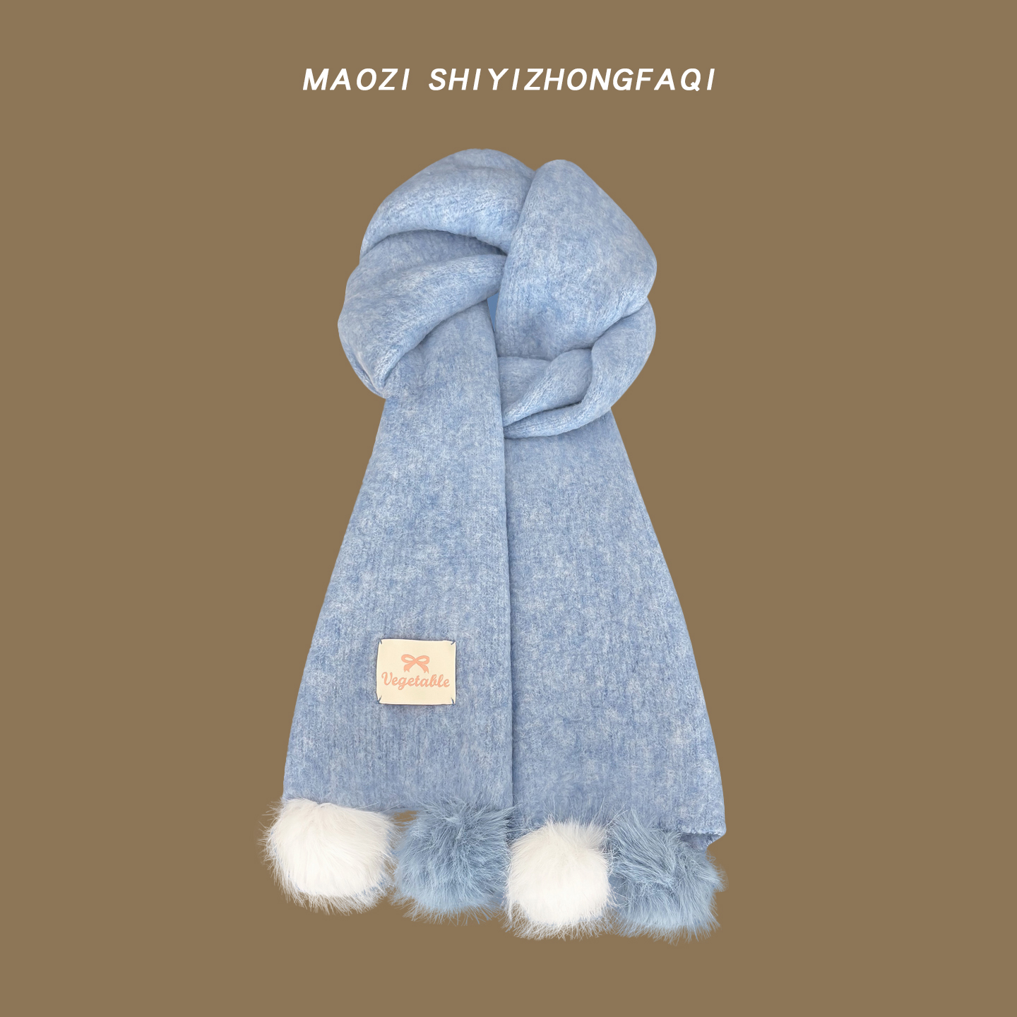 灵允针织围巾出游休闲女厂家直销